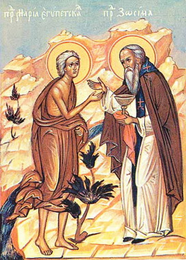 Старец Зосима и Мария Египетская